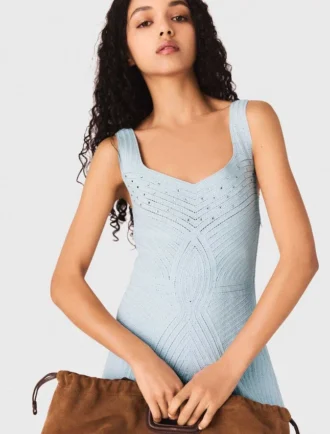 Häkelkleid mit herausnehmbarem Futter