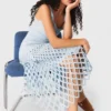 Häkelkleid mit herausnehmbarem Futter Häkelkleid mit herausnehmbarem Futter