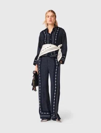 Hose mit Bandana-Print