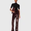 Hose mit Paillettenstickerei Hose mit Paillettenstickerei