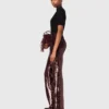 Hose mit Paillettenstickerei Hose mit Paillettenstickerei