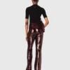 Hose mit Paillettenstickerei Hose mit Paillettenstickerei