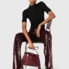 Hose mit Paillettenstickerei Hose mit Paillettenstickerei
