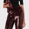 Hose mit Paillettenstickerei Hose mit Paillettenstickerei