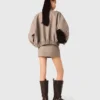 Jacke aus Wollmischung