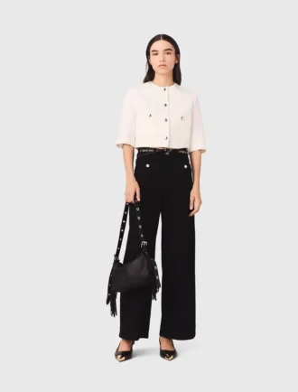 Jeans mit geradem Bein und aufgesetzten Taschen