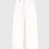 Jeans mit hoher Taille und weitem Bein Jeans mit hoher Taille und weitem Bein