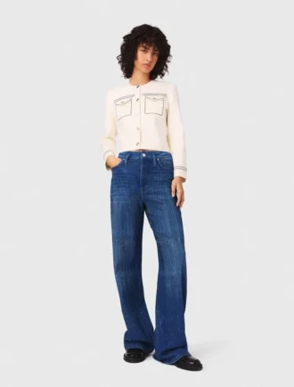 Jeans mit Strasssteinen