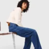 Jeans mit Strasssteinen