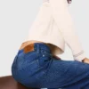 Jeans mit Strasssteinen