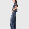 Jeans mit weitem Bein Jeans mit weitem Bein
