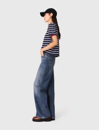 Jeans mit weitem Bein