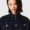 Jeansjacke mit Schleife