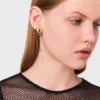 Jersey-Top mit Strass