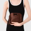 Leather Mini M Bag with Nuts Leather Mini M Bag with Nuts