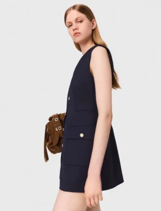 Jumpsuit aus Wollmischung mit Lagen-Effekt Jumpsuit aus Wollmischung mit Lagen-Effekt