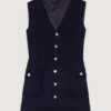 Jumpsuit aus Wollmischung mit Lagen-Effekt Jumpsuit aus Wollmischung mit Lagen-Effekt