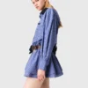 Jumpsuit mit abnehmbarem Kragen Jumpsuit mit abnehmbarem Kragen