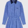 Jumpsuit mit abnehmbarem Kragen Jumpsuit mit abnehmbarem Kragen