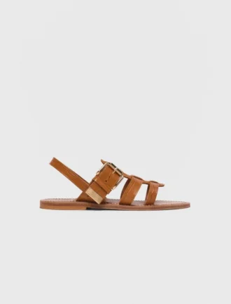 K.Jacques Leder-Gladiator-Sandalen