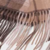 Karierter Schal aus Wolle
