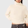 Kaschmirpullover mit hohem Kragen Kaschmirpullover mit hohem Kragen