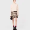 Kilt mit Strass-Karomuster