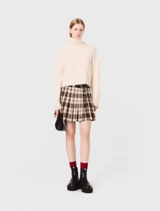 Kilt mit Strass-Karomuster