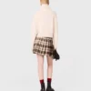 Kilt mit Strass-Karomuster