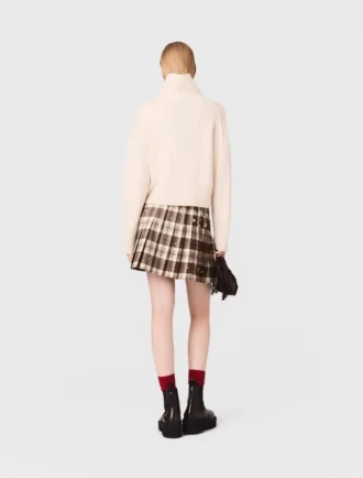 Kilt mit Strass-Karomuster