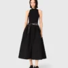 Kleid aus Taft-Mischgewebe