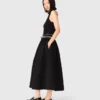 Kleid aus Taft-Mischgewebe