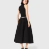 Kleid aus Taft-Mischgewebe