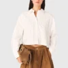 Kropp-Shirt mit Perlenverzierung Kropp-Shirt mit Perlenverzierung