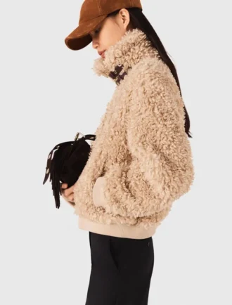 Kurze Bouclé-Jacke Kurze Bouclé-Jacke