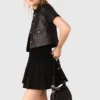 Kurze Lederjacke