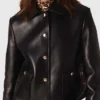 Kurze Lederjacke