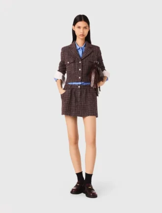 Kurze Tweedjacke Kurze Tweedjacke