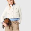 Kurze Tweedjacke