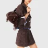 Kurze Tweedjacke