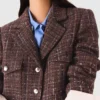 Kurze Tweedjacke