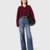 Kurzer Cardigan aus Wollmischung