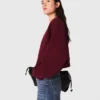 Kurzer Cardigan aus Wollmischung