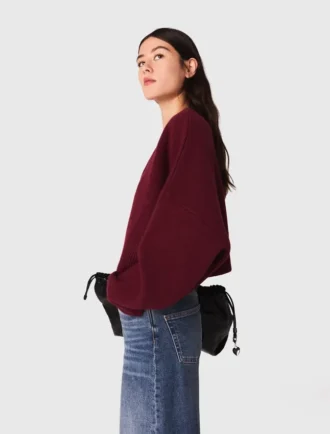 Kurzer Cardigan aus Wollmischung