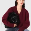 Kurzer Cardigan aus Wollmischung
