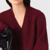 Kurzer Cardigan aus Wollmischung