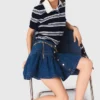 Kurzer Jeansrock