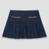 Kurzer Jeansrock mit Futter