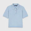 Kurzer Pullover mit Strasssteinen