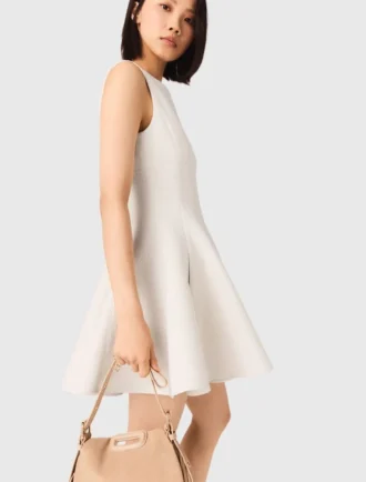 Kurzes, ausgestelltes Tweed-Kleid